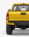 Toyota Tacoma TRD Off-Road 2016 Mockup - Back view