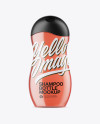 Red Shampoo Bottle Mockup