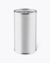 Tin Can With Pull Tab Mockup (High-Angle Shot)