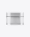 50ml Transparent Cosmetic Jar Mockup