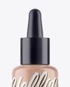Glass Cosmetic Foundation Bottle Mockup Glass Cosmetic Foundation Bottle Mockup