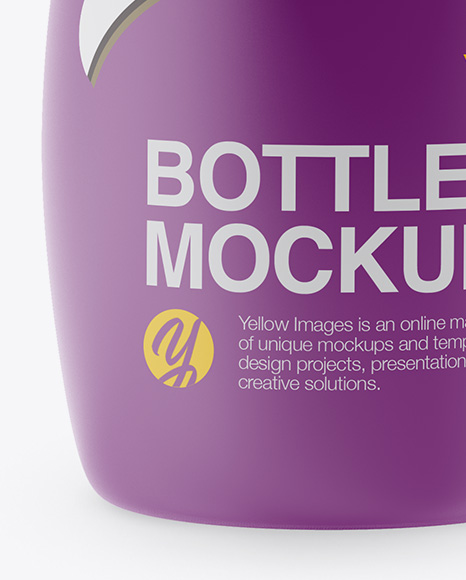 Matte Bottle Mockup