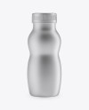 Matte Metallic Bottle Mockup