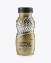 Matte Metallic Bottle Mockup