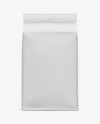 Matte Paper Flour Bag Mockup - Front View (Eye-Level Shot)