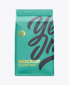 Matte Paper Flour Bag Mockup - Front View (Eye-Level Shot)