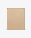 Kraft Paper Box Mockup - Front View