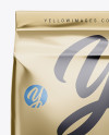 Metallic Paper Flour Bag Mockup - Front View (Eye-Level Shot)