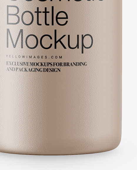 Ceramic Cosmetic Bottle Mockup