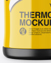 Glossy Thermos Mockup