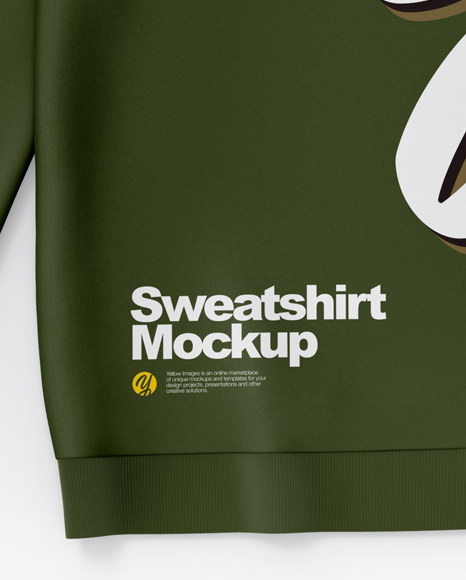 Sweatshirt Mockup - Top View