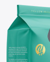 Matte Paper Flour Bag Mockup - Halfside View (Eye-Level Shot)