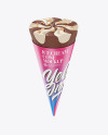 Ice Cream Cone Mockup