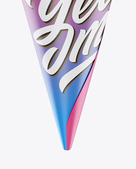 Ice Cream Cone Mockup