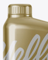 Metallic Plastic Bottle Mockup