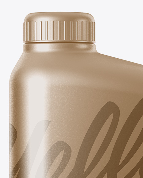 Matte Metallic Plastic Bottle Mockup Matte Metallic Plastic Bottle Mockup