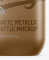 Matte Metallic Plastic Bottle Mockup Matte Metallic Plastic Bottle Mockup