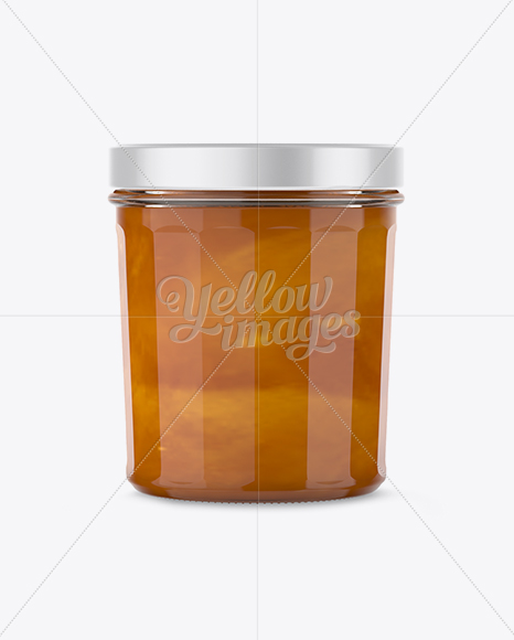 Jam Jar Mockup - Front View