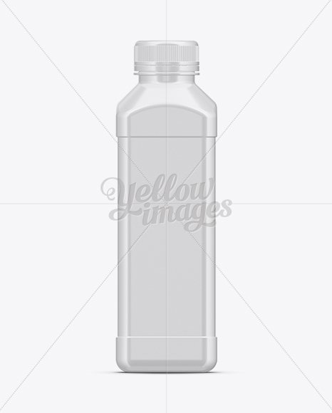 Plastic Juice Bottle Mockup