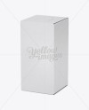 White Paper Wine Box - 70° Angle