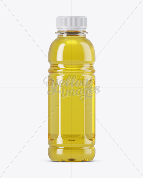 Plastic Grape Juice Bottle Mockup