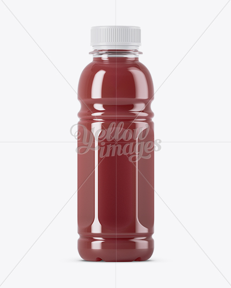 Prune Smoothie Bottle Mockup