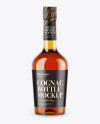 Cognac Bottle Mockup - Front View