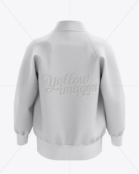 Men's Cardigan Mockup - Back View