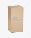 Kraft Paper Wine Box - 25° Angle