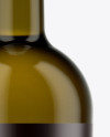 Antique Green Glass Wine Bottle Mockup Antique Green Glass Wine Bottle Mockup