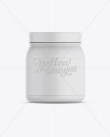 Matte Protein Jar Mockup