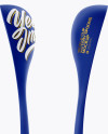 Matte World Cup Victory Spoons Mockup - Front View Matte World Cup Victory Spoons Mockup - Front View