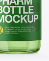 100ml Clear Glass Bottle Mockup