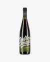 750ml Olive Green Glass Bottle With Red Wine Mockup 750ml Olive Green Glass Bottle With Red Wine Mockup