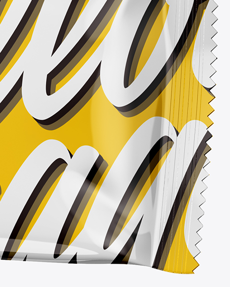 Snack Pack Mockup - Half Side View