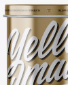 Metallic Tin Can Box Mockup