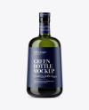 Green Glass Bottle Mockup Green Glass Bottle Mockup