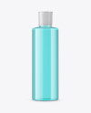 250ml PET Clear Cosmetic Bottle Mockup