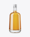 Clear Glass Whisky Bottle Mockup Clear Glass Whisky Bottle Mockup