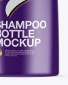 Glossy Shampoo Bottle Mockup