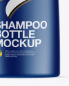 Matte Shampoo Bottle Mockup