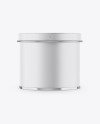 Matte Tin Can Box Mockup