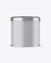 Kraft Round Tin Box Mockup