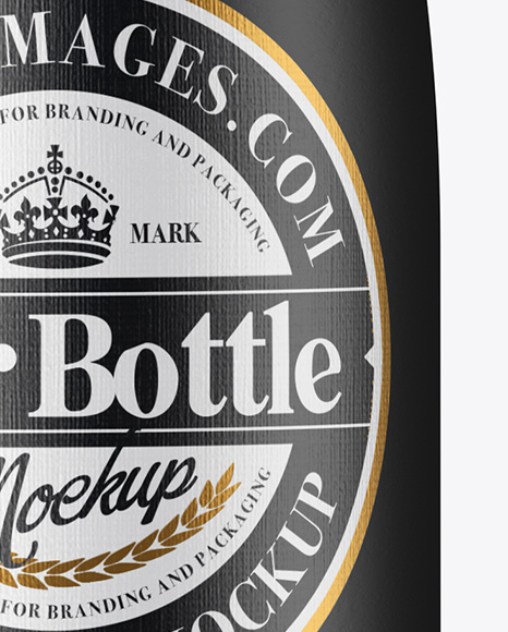 Ceramic Beer Bottle Mockup