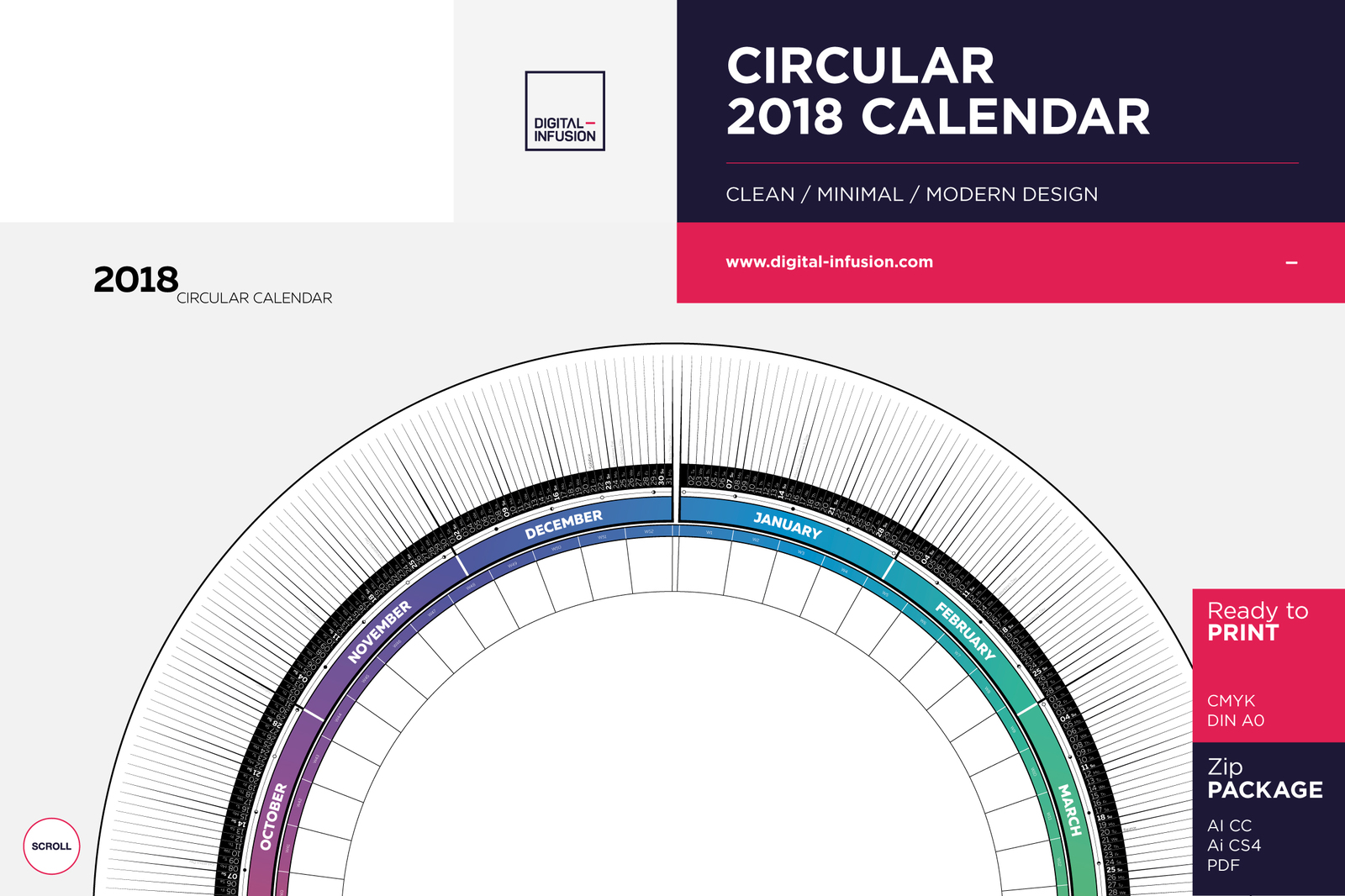 Circular 2018 Calendar Circular 2018 Calendar
