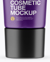 Matte Cosmetic Tube Mockup