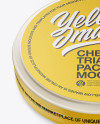 8 Cheese Triangles Package Mockup - Front View (High Angle Shot)