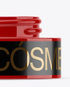 50ml Glossy Plastic Cosmetic Jar Mockup