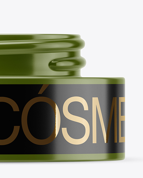 50ml Matte Plastic Cosmetic Jar Mockup