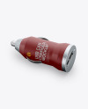 Matte USB Car Charger Mockup - Half Side View